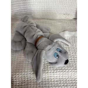 Vintage Unisex JRL Toys Little Lonely Puppies Plush Dog Medium Grey